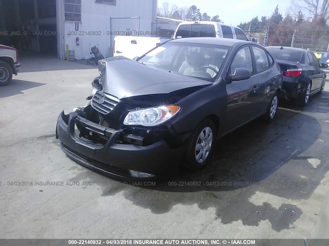 KMHDU46D38U505604 - 2008 HYUNDAI ELANTRA GLS/SE/LIMITED GRAY photo 2