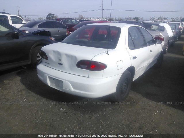 1G1JC524827102495 - 2002 CHEVROLET CAVALIER CNG WHITE photo 4