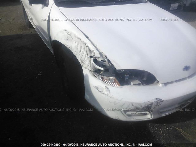 1G1JC524827102495 - 2002 CHEVROLET CAVALIER CNG WHITE photo 6