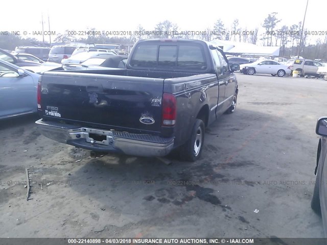 1FTZX1725YNC30891 - 2000 FORD F150 BLACK photo 4