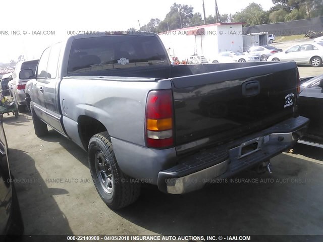 1GTEK19V41Z230061 - 2001 GMC NEW SIERRA K1500 GRAY photo 3