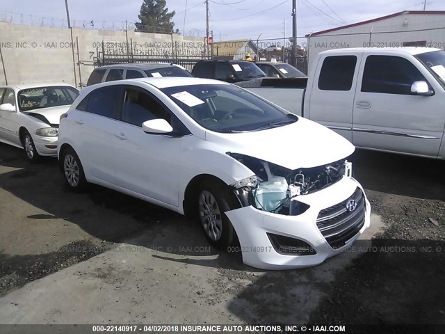 KMHD35LHXHU384408 - 2017 HYUNDAI ELANTRA GT WHITE photo 1