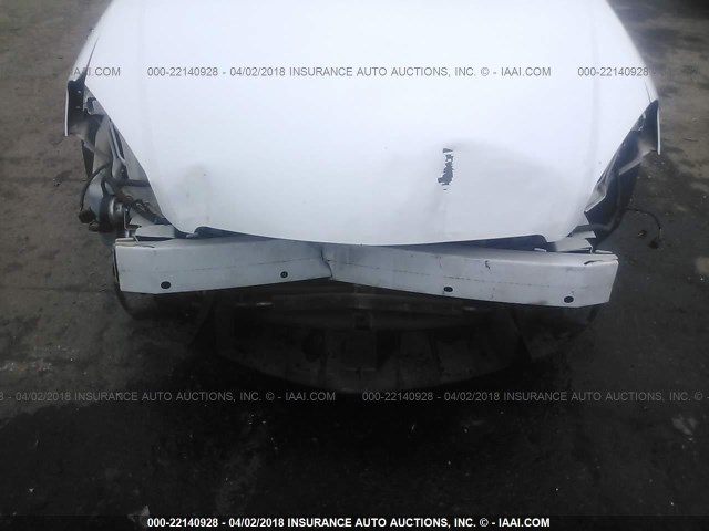 2G1WF5E31C1292610 - 2012 CHEVROLET IMPALA LS WHITE photo 6