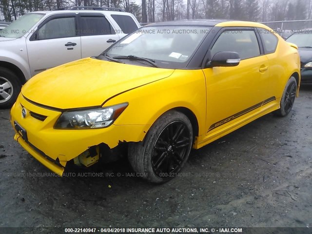 JTKJF5C75C3027568 - 2012 TOYOTA SCION TC ყვითელი ფოტო 2