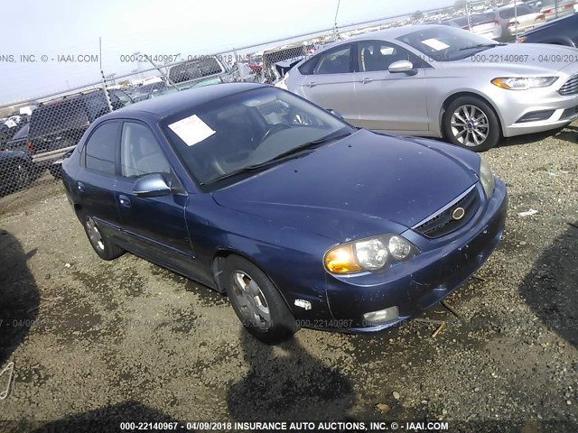 KNAFB161X35118555 - 2003 KIA SPECTRA GS/GSX BLUE photo 1