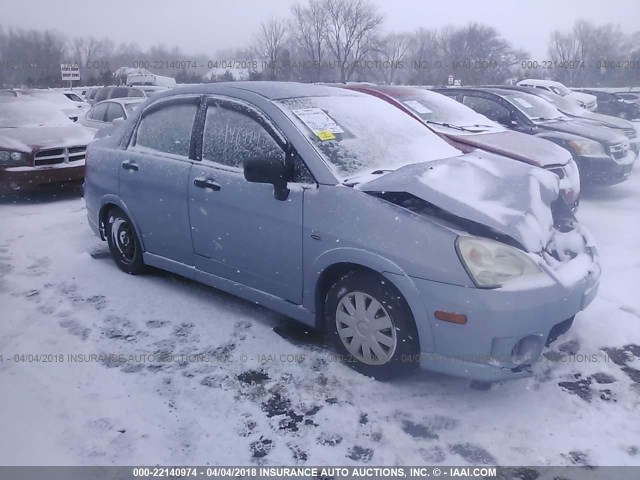 JS2RA62S155251504 - 2005 SUZUKI AERIO S/LX BLUE photo 1