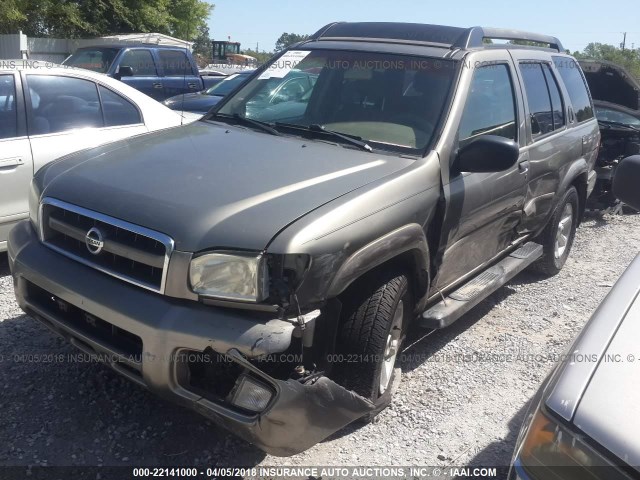 JN8DR09Y43W806283 - 2003 NISSAN PATHFINDER LE/SE TAN photo 2