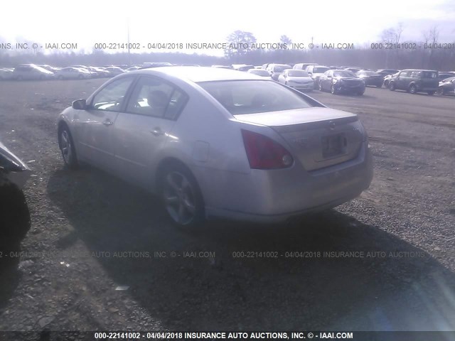 1N4BA41E35C815411 - 2005 NISSAN MAXIMA SE/SL SILVER photo 3