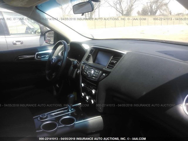 5N1AR2MM1EC713249 - 2014 NISSAN PATHFINDER S/SV/SL/PLATINUM 红色 照片 5