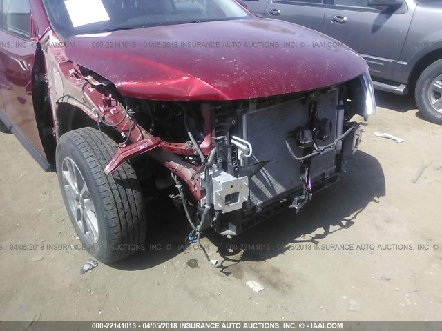 5N1AR2MM1EC713249 - 2014 NISSAN PATHFINDER S/SV/SL/PLATINUM 红色 照片 6