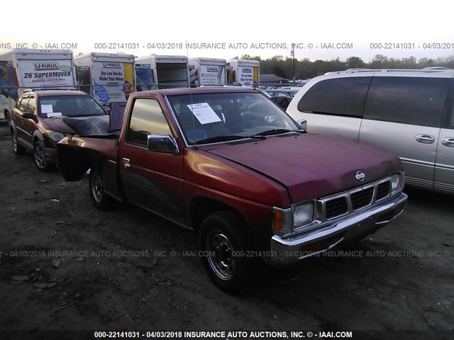 1N6SD11S1RC322531 - 1994 NISSAN TRUCK XE BURGUNDY photo 1