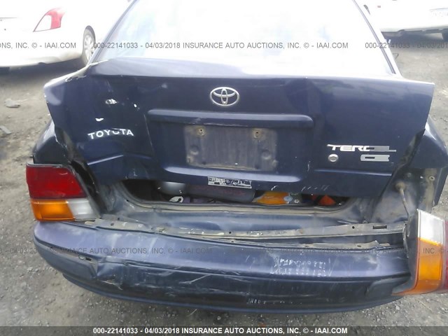 JT2AC52L6V0234384 - 1997 TOYOTA TERCEL CE BLUE photo 6