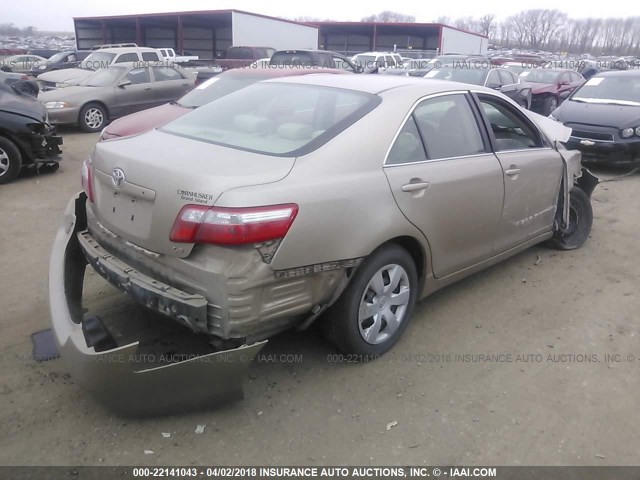 4T1BE46K99U392441 - 2009 TOYOTA CAMRY SE/LE/XLE GOLD photo 4