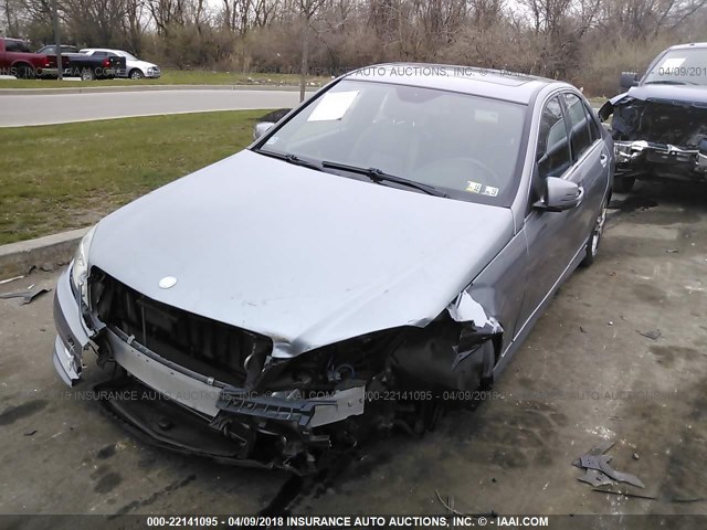 WDDGF8BB9BR146265 - 2011 MERCEDES-BENZ C 300 4MATIC SILVER photo 6