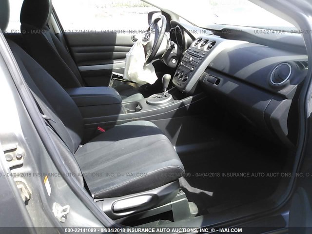 JM3ER2W50A0308398 - 2010 MAZDA CX-7 SILVER photo 5