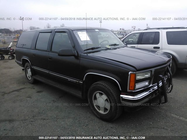 1GKFK16K0PJ728347 - 1993 GMC SUBURBAN K1500 BLACK photo 1