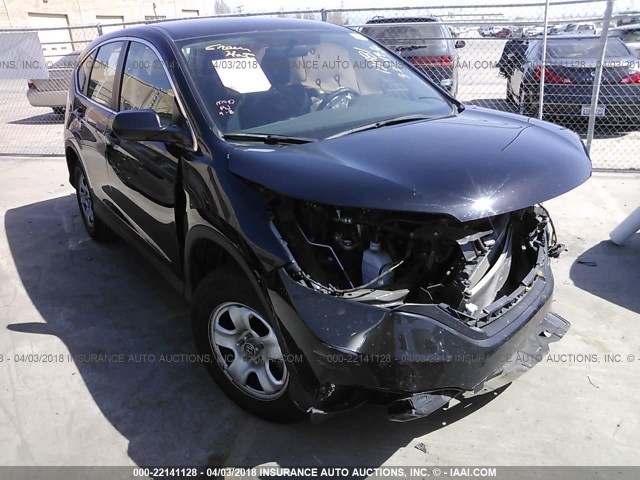 2HKRM3H30EH563720 - 2014 HONDA CR-V LX BLACK photo 1