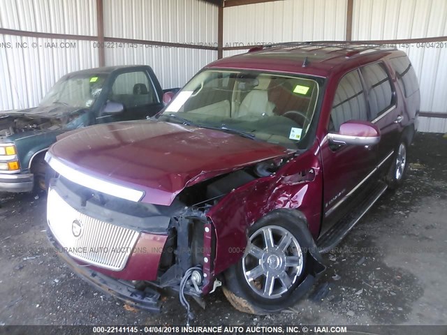 1GYEC63867R266933 - 2007 CADILLAC ESCALADE LUXURY BURGUNDY photo 2