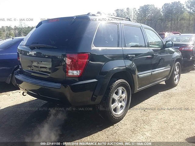 1J8GR48K38C148793 - 2008 JEEP GRAND CHEROKEE LAREDO BLACK photo 4