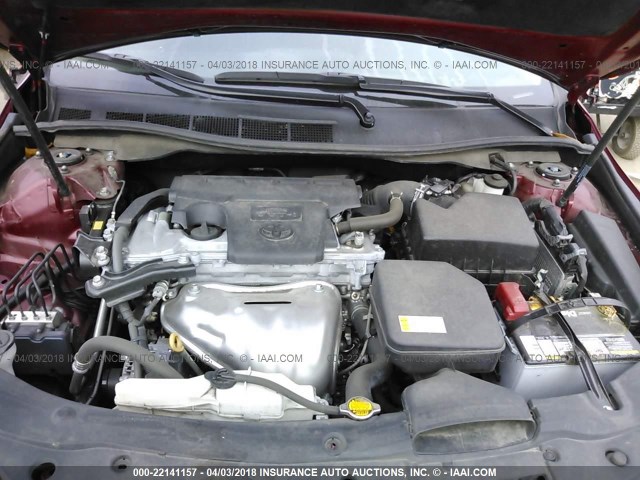 4T1BF1FK4FU977287 - 2015 TOYOTA CAMRY LE/XLE/SE/XSE Bordeaux Foto 10