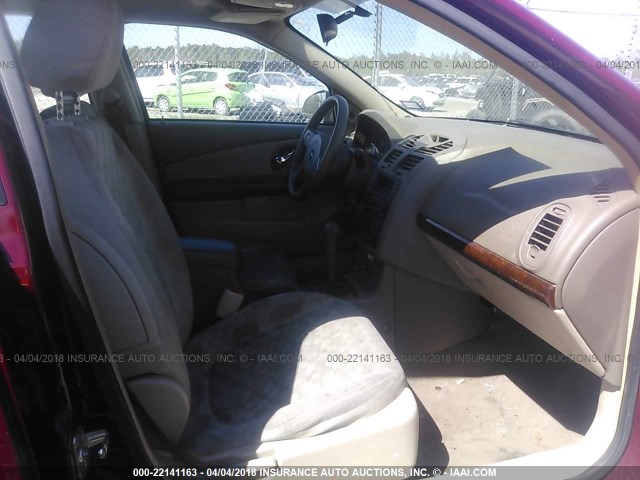 1G1ZT54855F255137 - 2005 CHEVROLET MALIBU LS 红色 照片 5