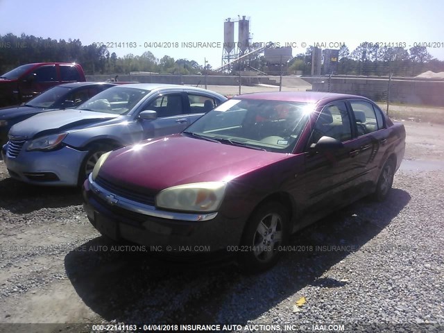 1G1ZT54855F255137 - 2005 CHEVROLET MALIBU LS 红色 照片 6