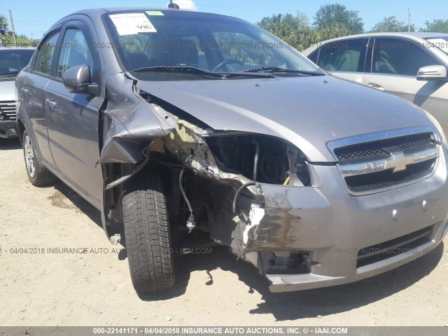 KL1TD5DE9AB094123 - 2010 CHEVROLET AVEO LS/LT 灰色 照片 6