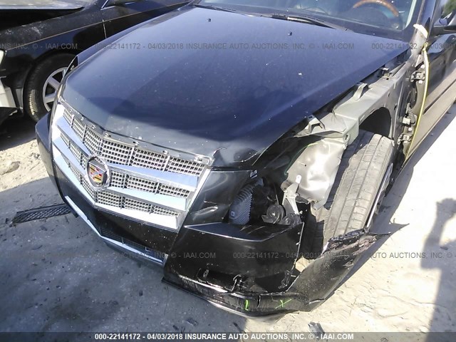 1G6DE5EG1A0132078 - 2010 CADILLAC CTS LUXURY COLLECTION BLACK photo 6