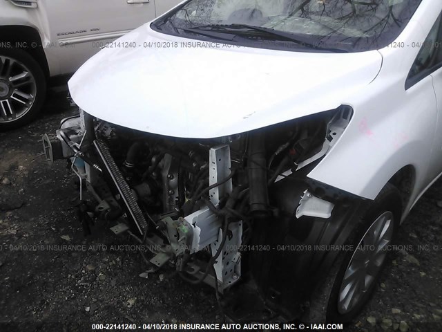 3N1CE2CP7FL412823 - 2015 NISSAN VERSA NOTE S/S PLUS/SV/SL/SR WHITE photo 6