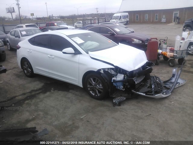 5NPD84LF7HH062804 - 2017 HYUNDAI ELANTRA SE/VALUE/LIMITED WHITE photo 1