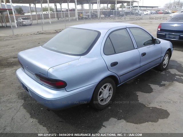 1Y1SK5264SZ048631 - 1995 GEO PRIZM LSI BLUE photo 4