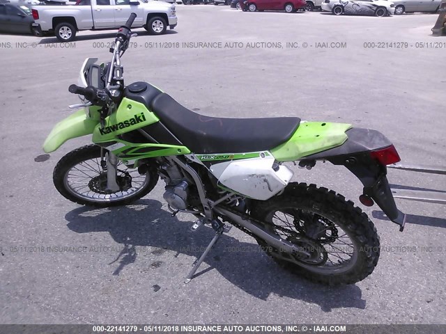 JKALXMT109DA03634 - 2009 KAWASAKI KLX250 S GREEN photo 3