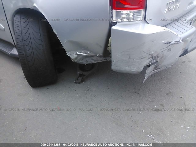 5N1AA08A14N735380 - 2004 NISSAN ARMADA SE/LE SILVER photo 6