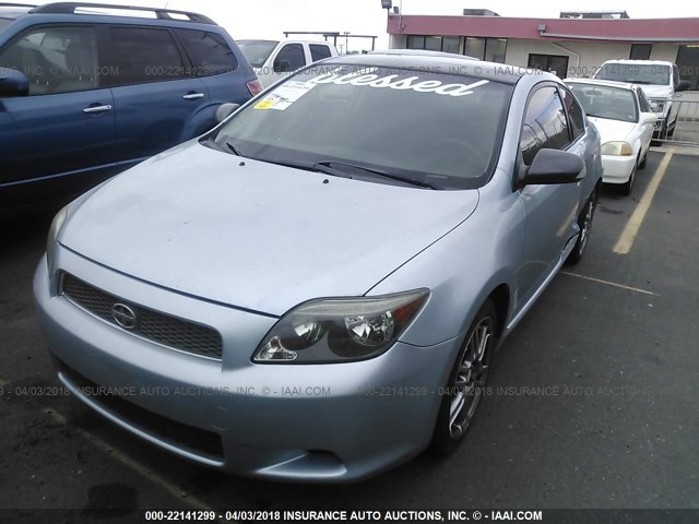 JTKDE177860065319 - 2006 TOYOTA SCION TC Light Blue photo 2