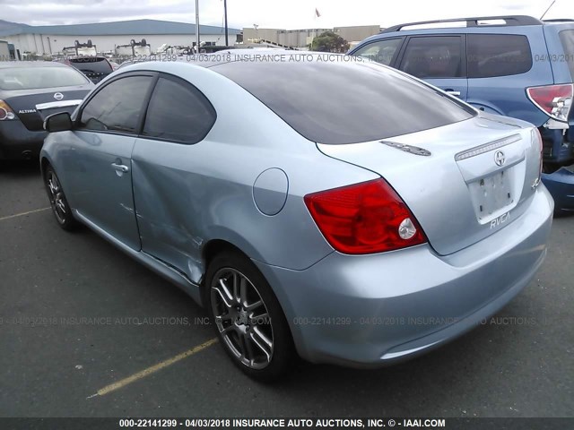 JTKDE177860065319 - 2006 TOYOTA SCION TC 浅蓝色 照片 3