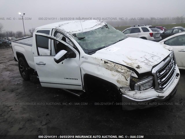 3GTU2NEC0JG160081 - 2018 GMC SIERRA K1500 SLT WHITE photo 1