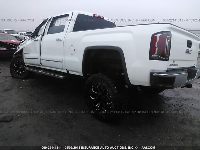 3GTU2NEC0JG160081 - 2018 GMC SIERRA K1500 SLT WHITE photo 3