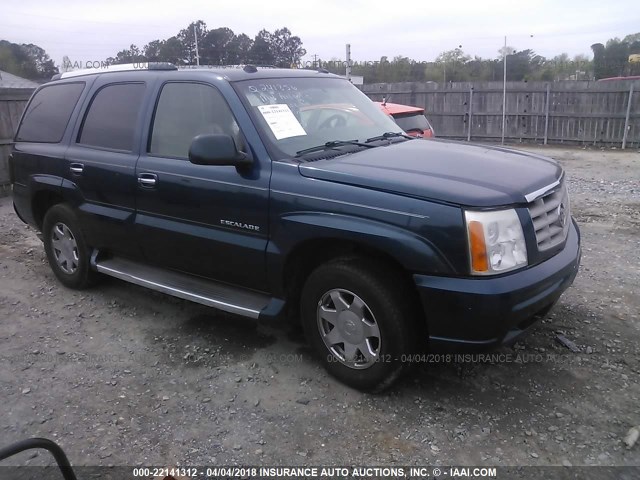 1GYEK63N25R241856 - 2005 CADILLAC ESCALADE LUXURY მწვანე ფოტო 1