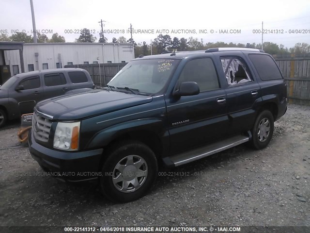 1GYEK63N25R241856 - 2005 CADILLAC ESCALADE LUXURY მწვანე ფოტო 2