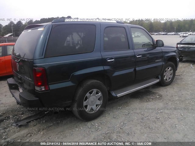 1GYEK63N25R241856 - 2005 CADILLAC ESCALADE LUXURY მწვანე ფოტო 4