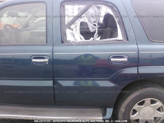 1GYEK63N25R241856 - 2005 CADILLAC ESCALADE LUXURY მწვანე ფოტო 6