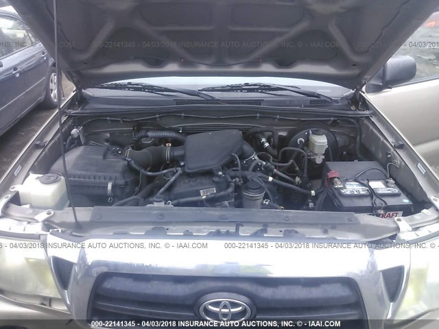 5TETX22N07Z333645 - 2007 TOYOTA TACOMA ACCESS CAB Алтын фото 10