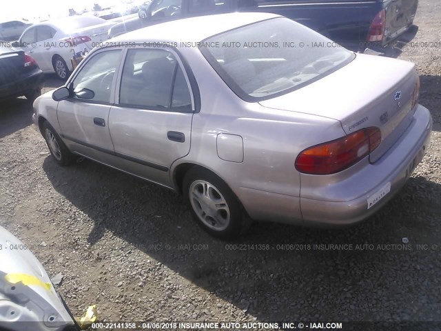 1Y1SK5283YZ433530 - 2000 CHEVROLET GEO PRIZM LSI GOLD photo 3