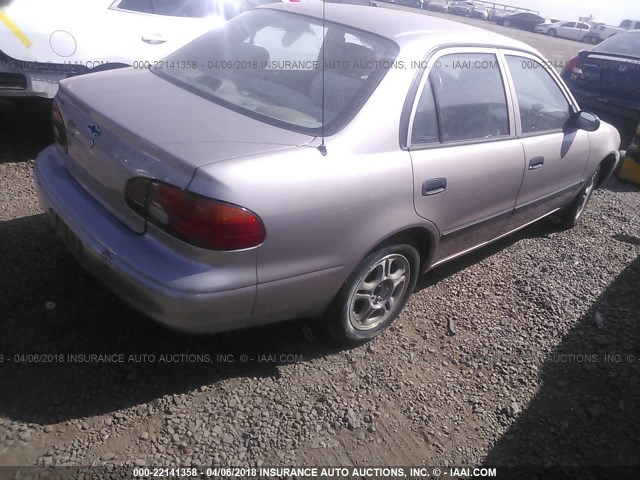 1Y1SK5283YZ433530 - 2000 CHEVROLET GEO PRIZM LSI GOLD photo 4