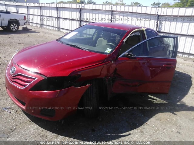 4T1BK3EK9BU118117 - 2011 TOYOTA CAMRY SE/LE/XLE BURGUNDY photo 6