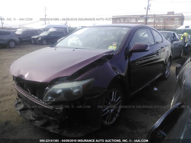 JTKDE177250010718 - 2005 TOYOTA SCION TC 勃艮第红 照片 2