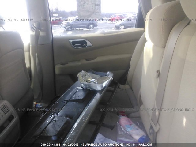 5N1AR2MM2DC609996 - 2013 NISSAN PATHFINDER S/SV/SL/PLATINUM 红色 照片 8