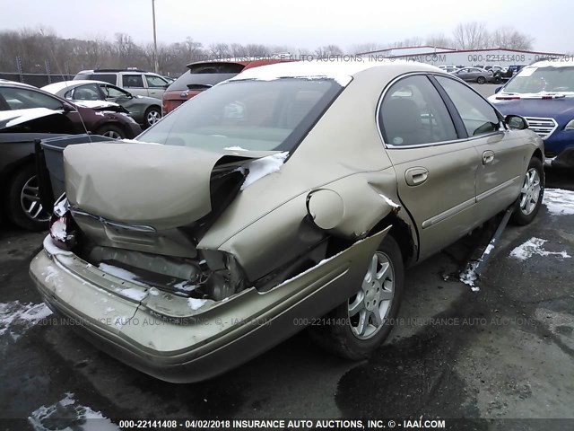 1MEFM53S4YA632299 - 2000 MERCURY SABLE LS GOLD photo 4