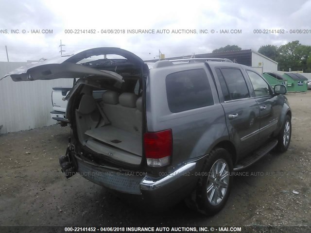 1A8HX58218F115676 - 2008 CHRYSLER ASPEN LIMITED ნაცრისფერი ფოტო 4