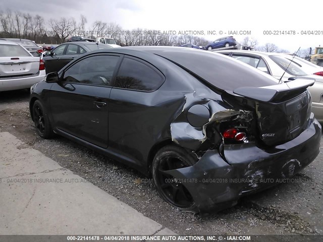 JTKDE3B71A0303443 - 2010 TOYOTA SCION TC GRAY photo 3